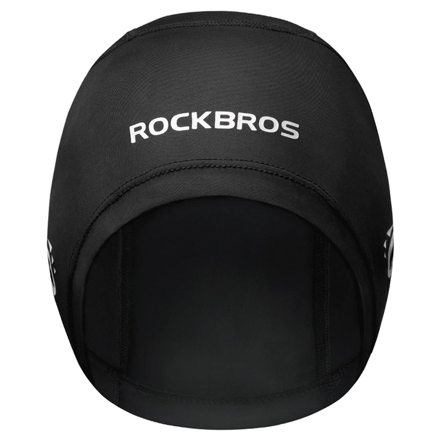ROCKBROS Winter Fahrrad Mütze Helm Unterziehmütz Unisex - Schwarz
