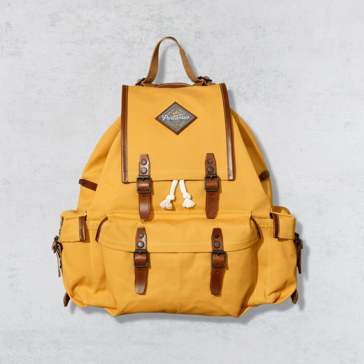 Portamus Rockness Backpack, Coleman’s Yellow – Lifetime Guarantee