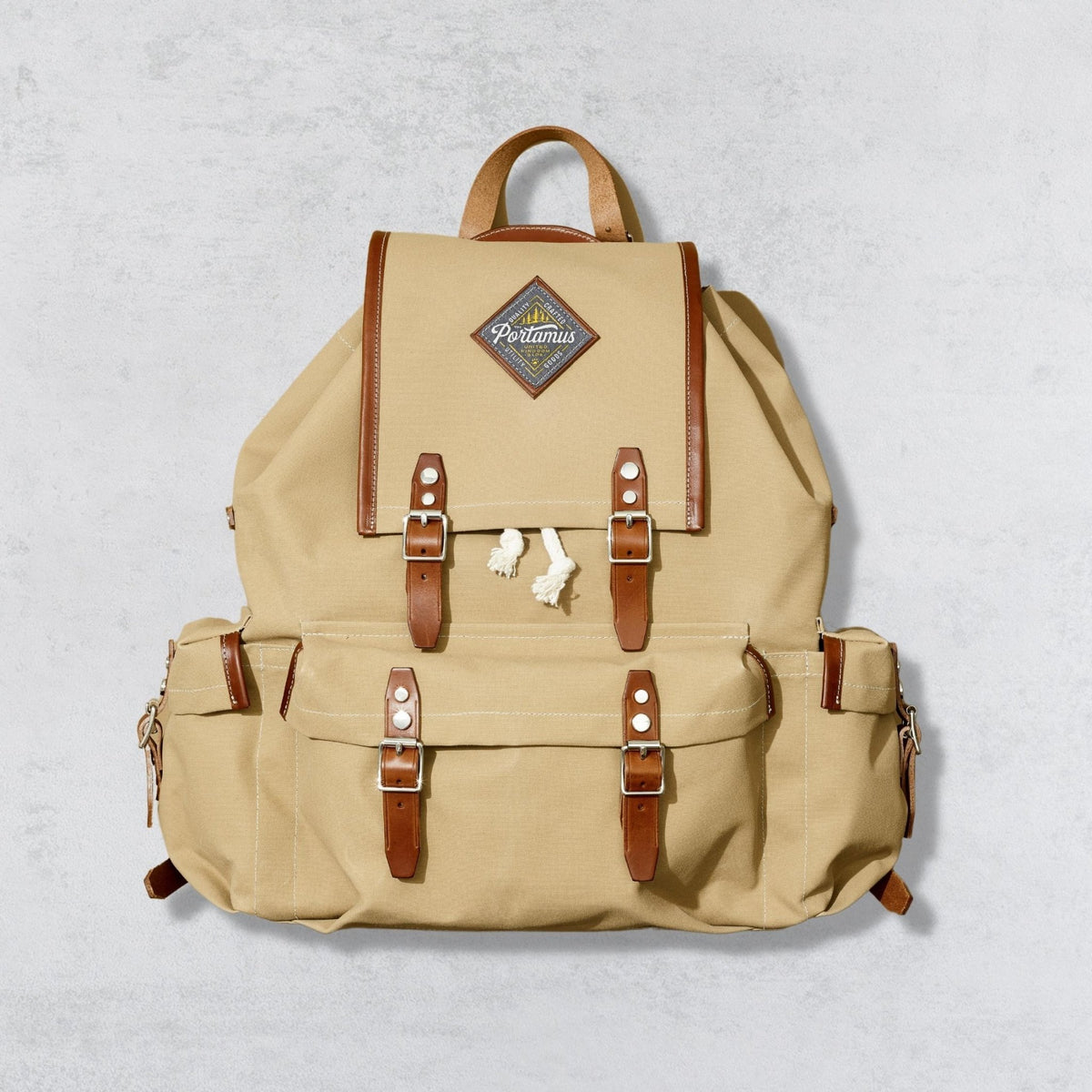 Portamus Rockness Backpack, Scout Taupe – Lifetime Guarantee