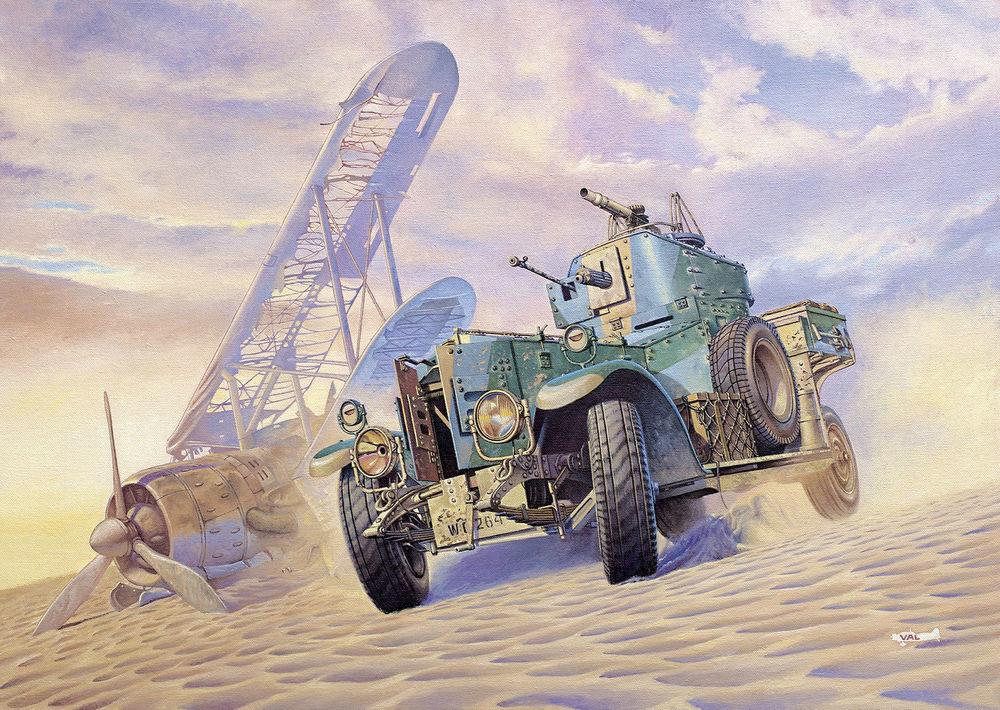 British Armoured Car Pattern 1920 Mk.II (modified with sand tyres)