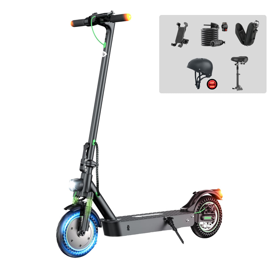 isinwheel® S9 Series Electric Scooter For Adults 500W - S9 Max [25Mi 21.7mph] / 1pcs with full accessories
