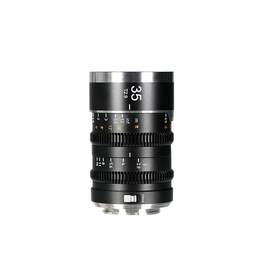 Saturn V2‑Serie 35/50/75 mm T2.9 1,6x Vollformat‑anamorphotisches Objektiv - 35mm / Neutral / E-Mount