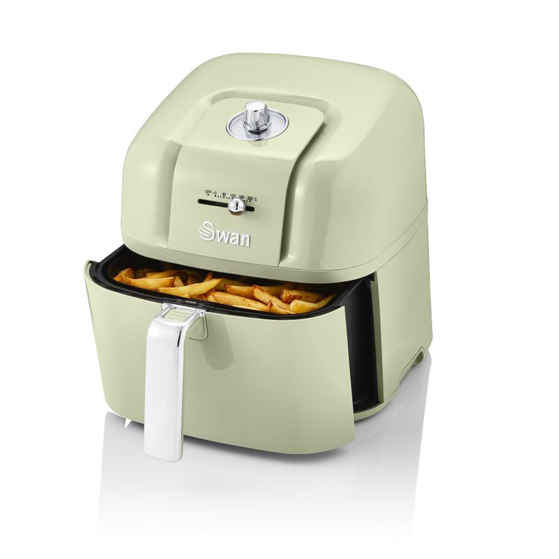 Swan Retro Manual Air Fryer in Green