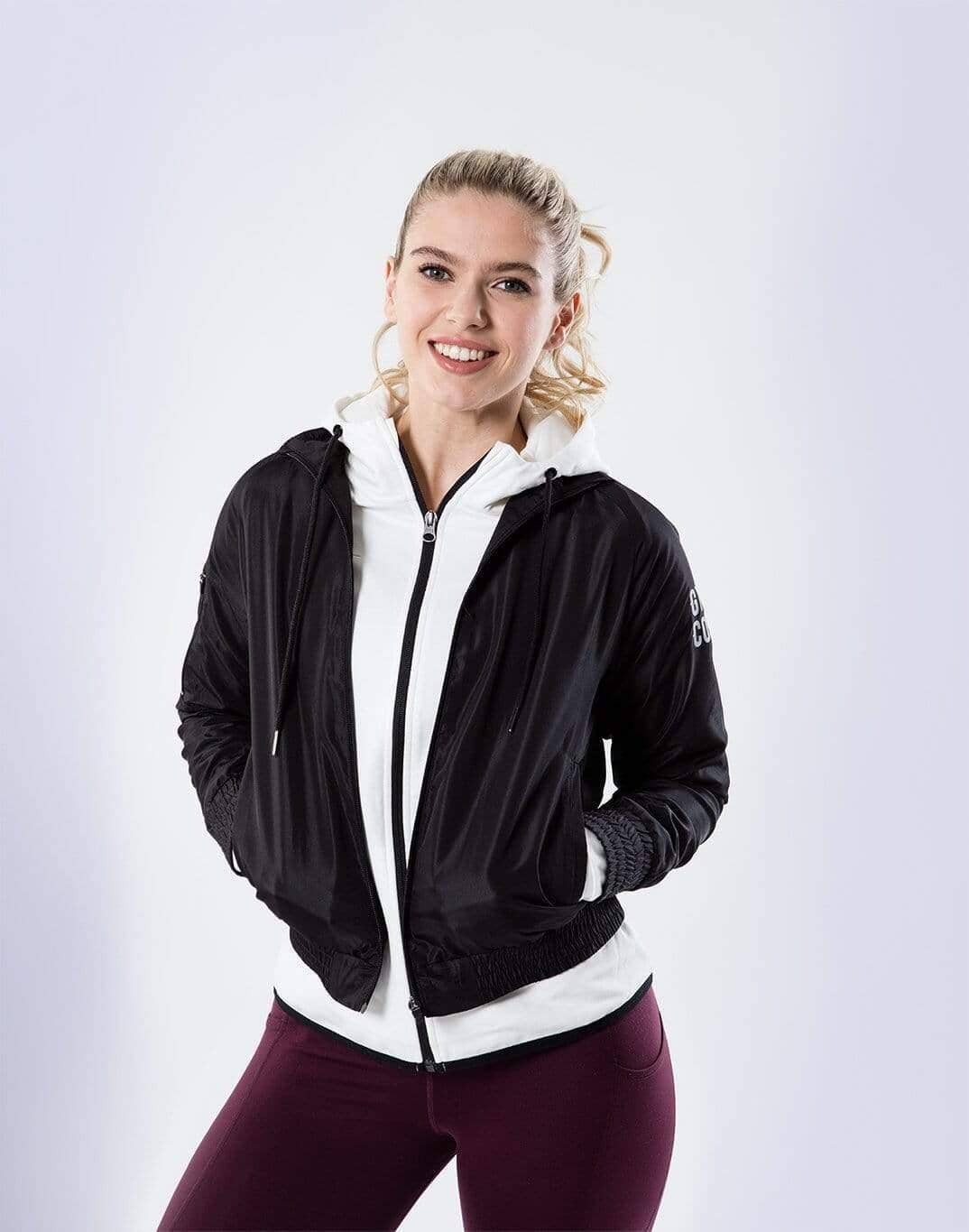 Shell Crop Jacket in Black - XS/8 / Black