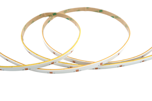 Side View COB LED-Streifen 8 mm Warmweiß 3000K– 480 LEDs/m, 24 V, 10 W/m, seitliche Abstrahlung