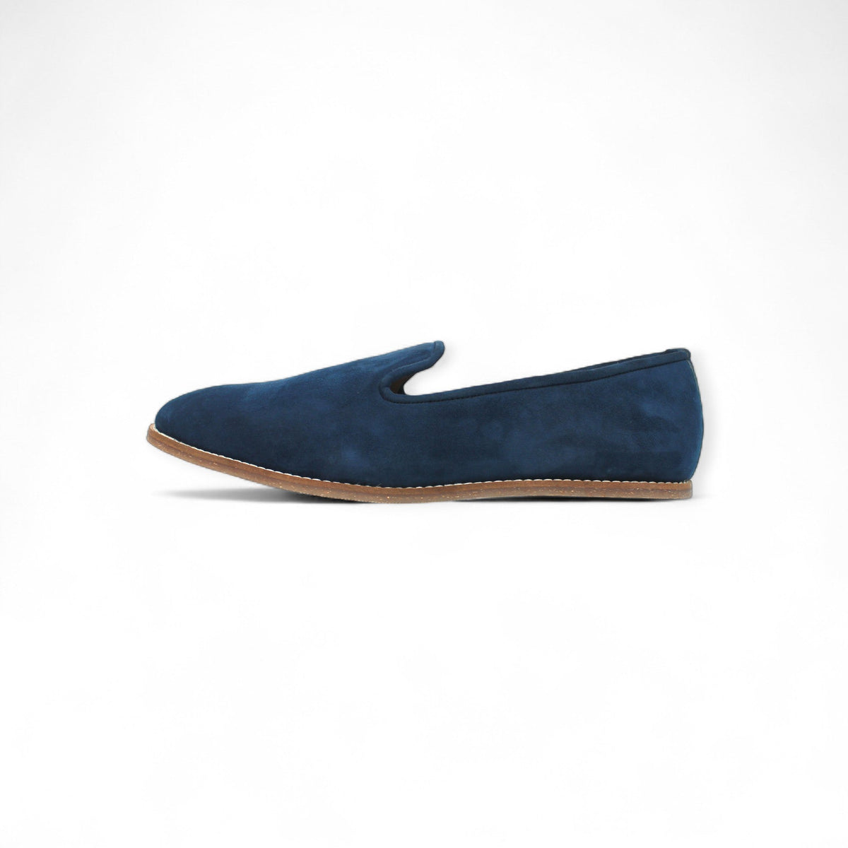 MumbaiLads Mens Kiaan K2 Slip-on Jutti Footwear Blue Suede - Navy - UK 7