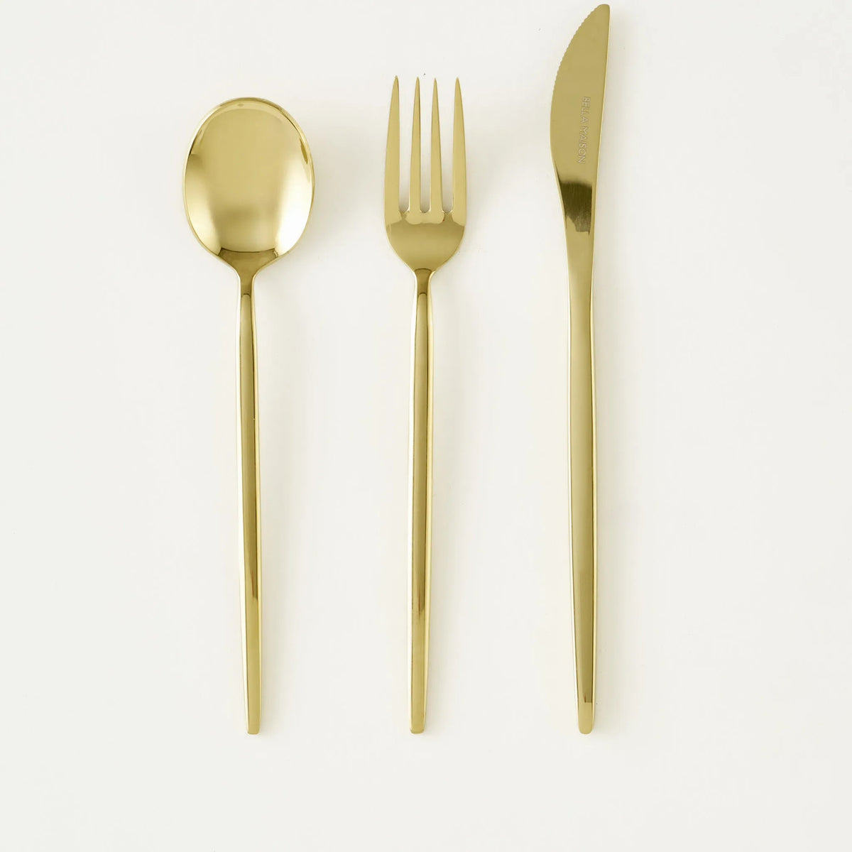 Siena 18-Piece Gold Flatware Set - Desert