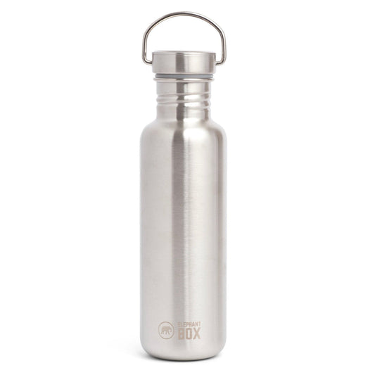 Elephant Box Single-Wall Metal Water Bottle, 750ml