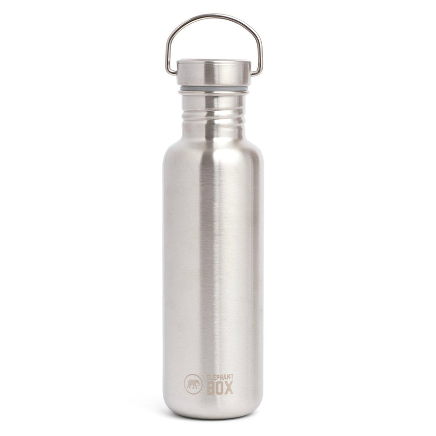 Elephant Box Single-Wall Metal Water Bottle, 750ml