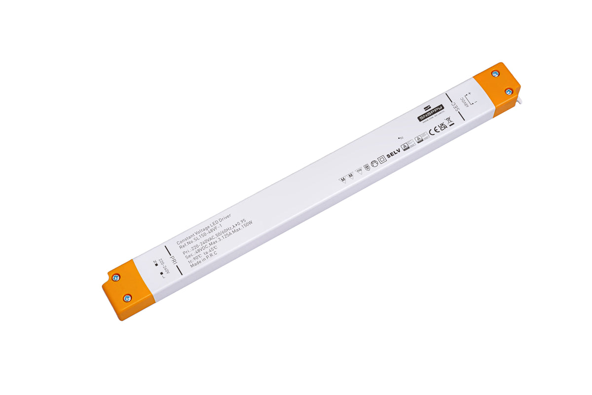 Snappy SL150-12VF-1 – Slim LED Netzteil 12V DC, 132W, Konstantspannung, IP20, PFC ≥ 0,9, TÜV/SELV