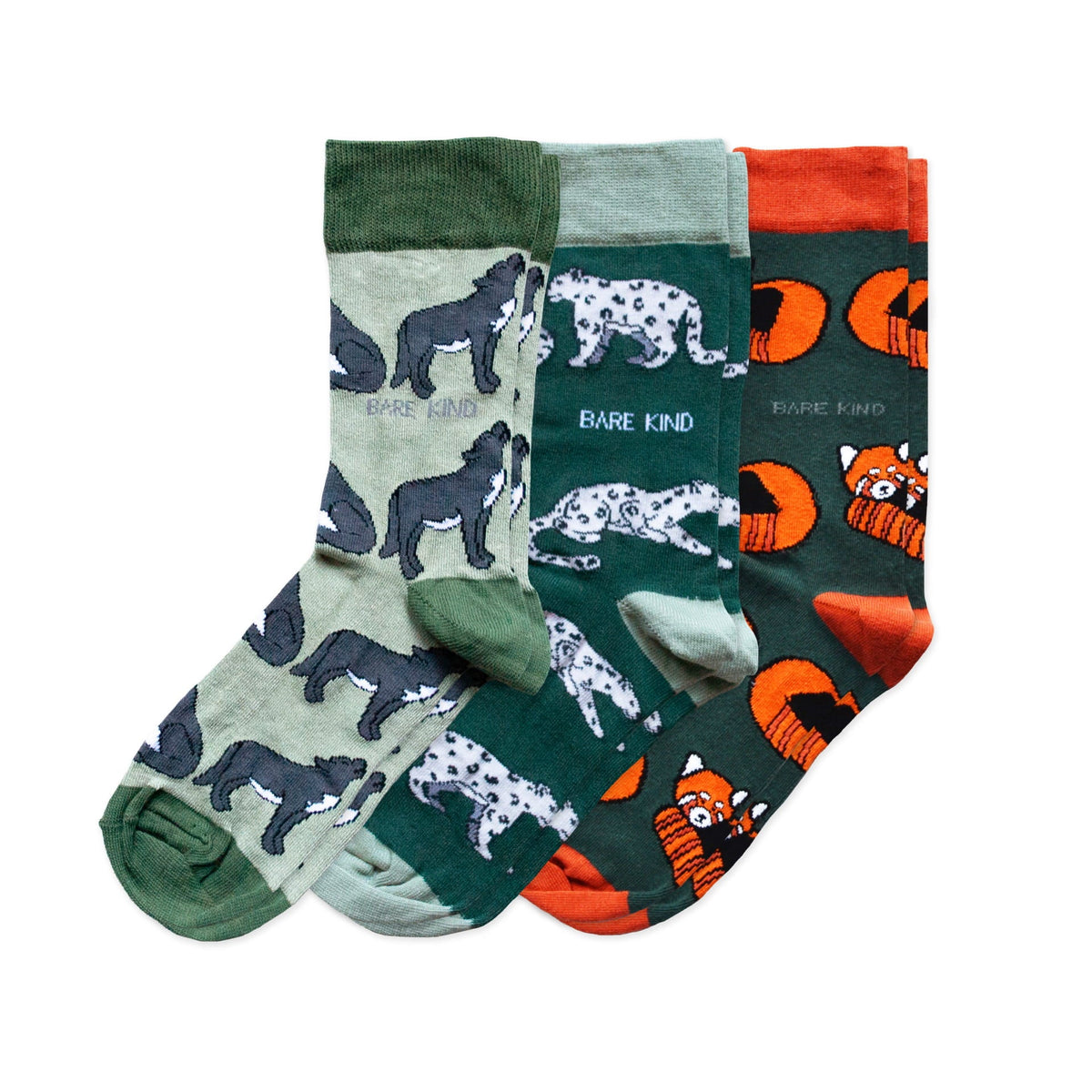 Snowy Mountain 3 Pack Bamboo Sock Set | UK Adult 4-7