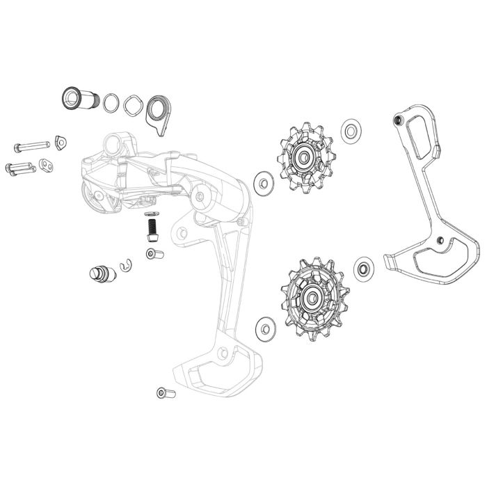 SRAM GX Eagle AXS Rear Derailleur Pulley Kit