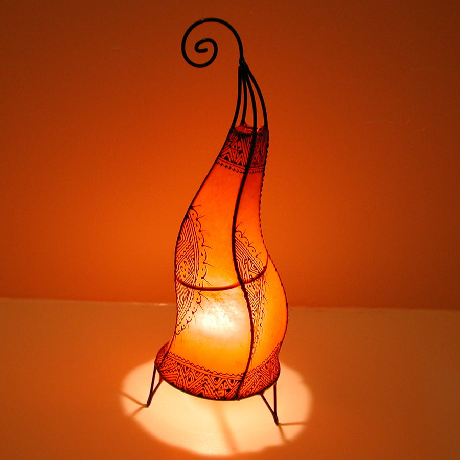 Stehlampe - Hennalampe Hissan H60 Orange
