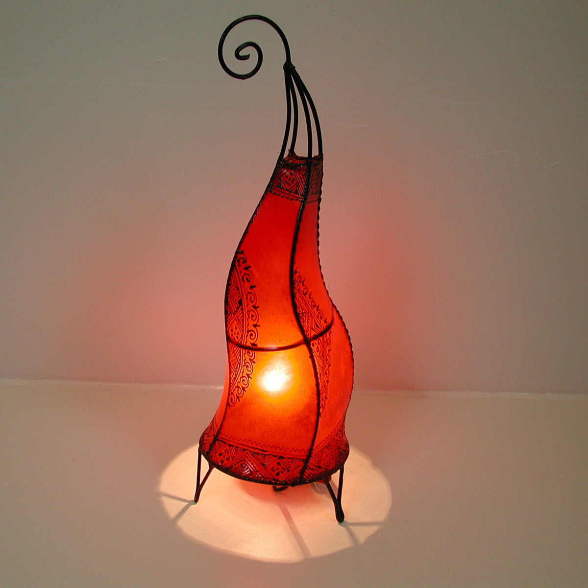 Stehlampe - Hennalampe Hissan H60 Rot