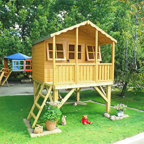 6x6 Shire Stork Tower Kids Wooden Playhouse