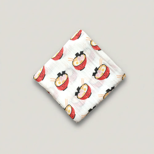 Organic Bamboo Blend Swaddle - Ramen | Design: Ramen