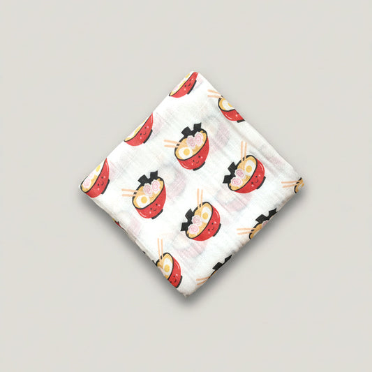 Organic Bamboo Blend Swaddle - Ramen | Design: Ramen