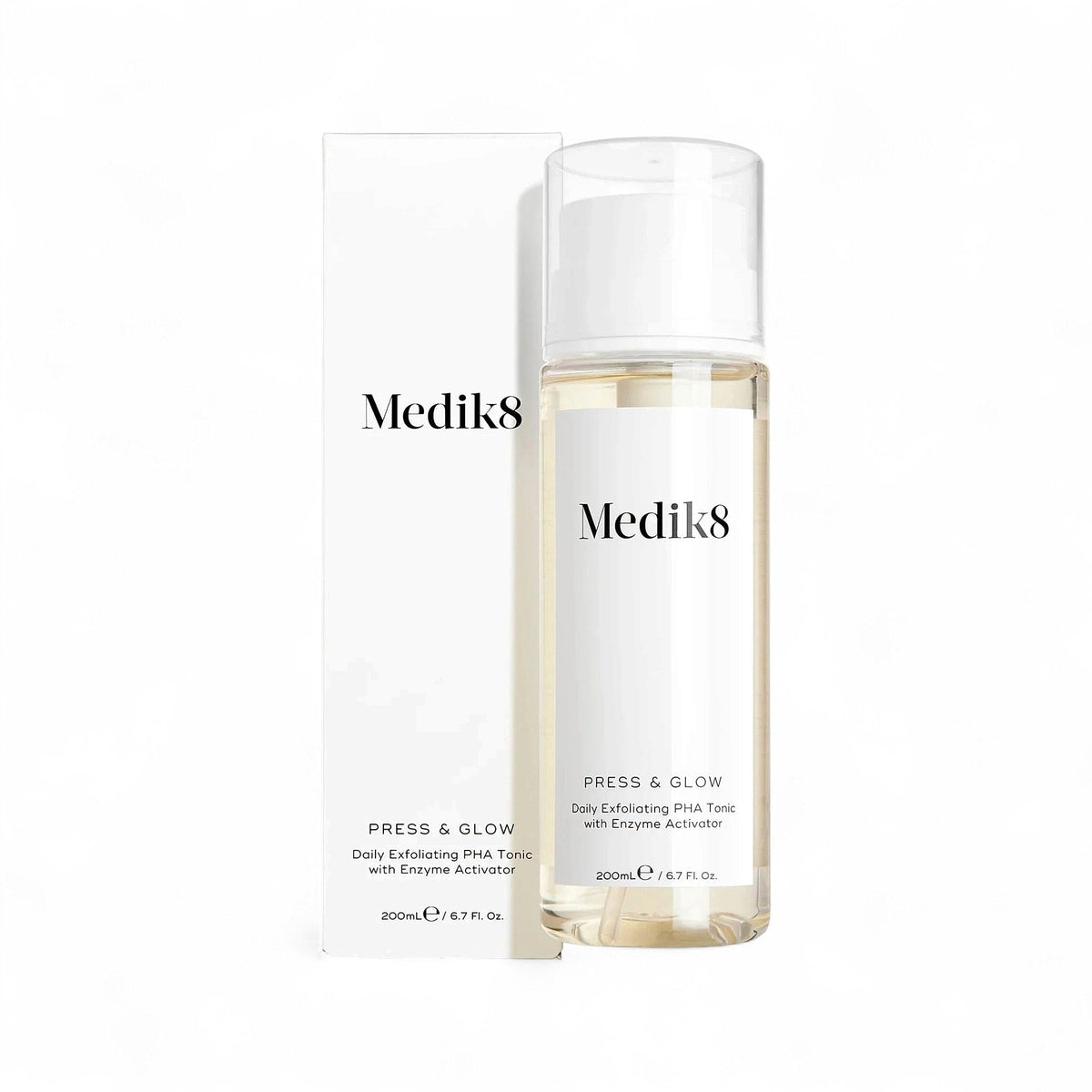 Medik8 Press & Glow | PHA Exfoliating Toner | 200ml