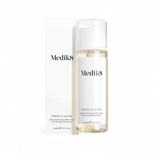 Medik8 Press & Glow | PHA Exfoliating Toner | 200ml