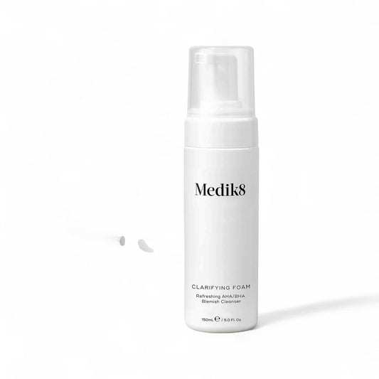 Medik8 Clarifying Foam | AHA/BHA Foaming Cleanser | 150ml