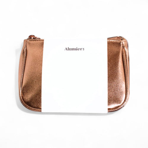 AlumierMD Gold Cosmetic Bag