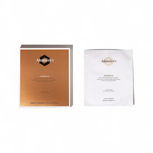 AlumierMD HydraRescue BioCellulose Face Mask | Sheet Mask | 4 Masks