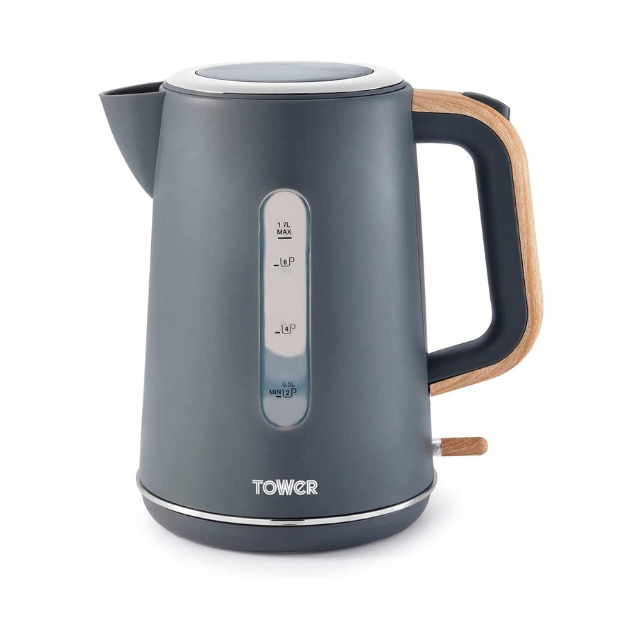 Tower Scandi 1.7L Rapid Boil Kettle in Grey