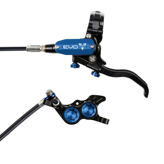 Hope Tech 4 EVO GR4 Hydraulic Disc Brake - Black / BlueRear Left HandStandard