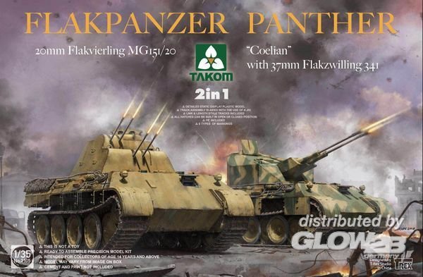 Flakpanzer Panther Coelian - 37mm Flakzwilling 341 & 20mm Flakvierling MG151/20