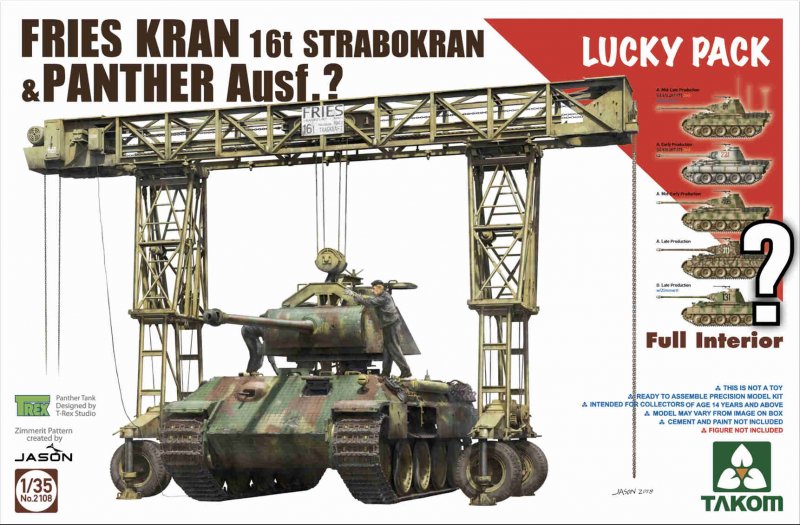 FRIES KRAN 16t Strabokran1943/44 & Panther