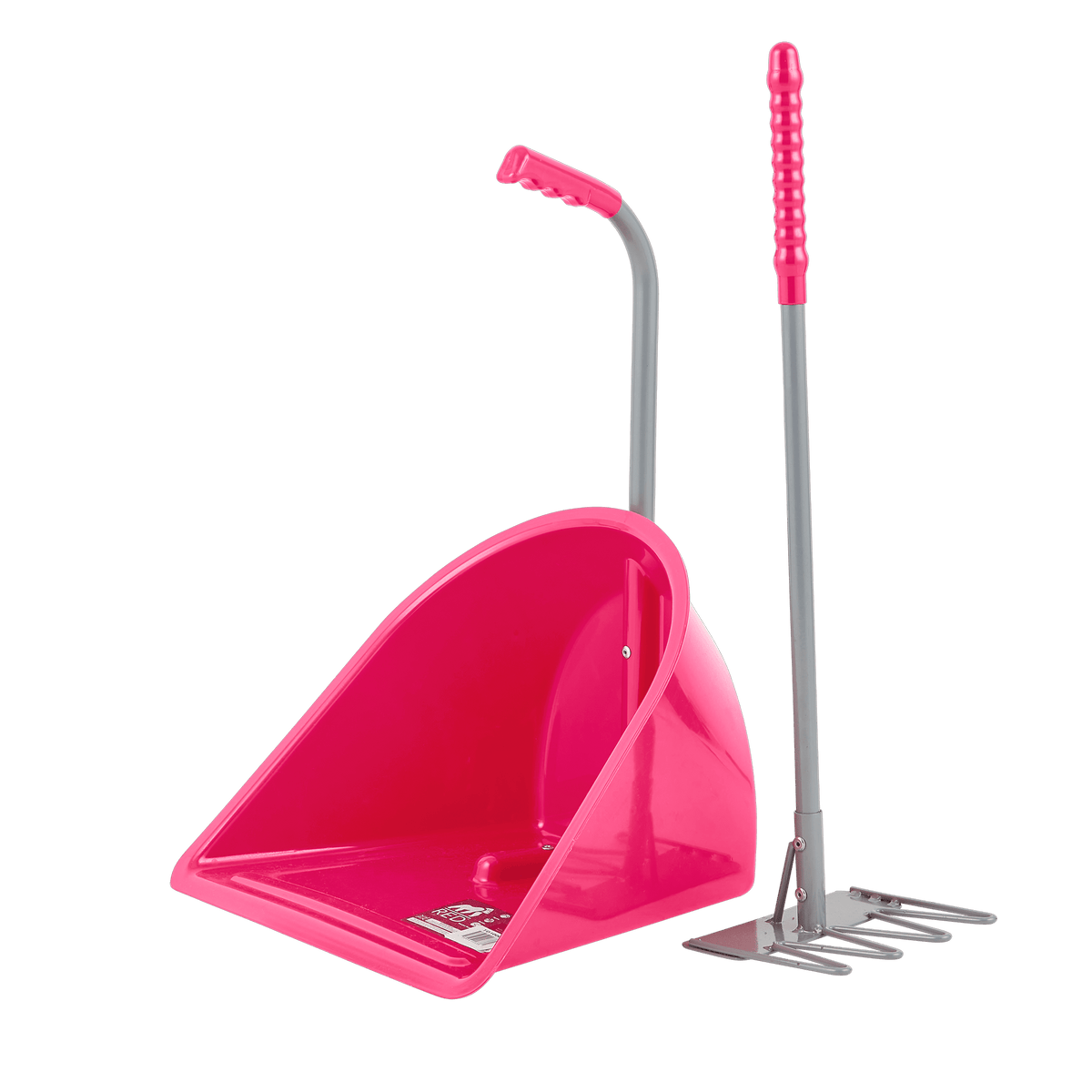 Teenie Tidee™ with Short Traditional Rake | Compact Cleaning Set for Smaller Hands - Pink