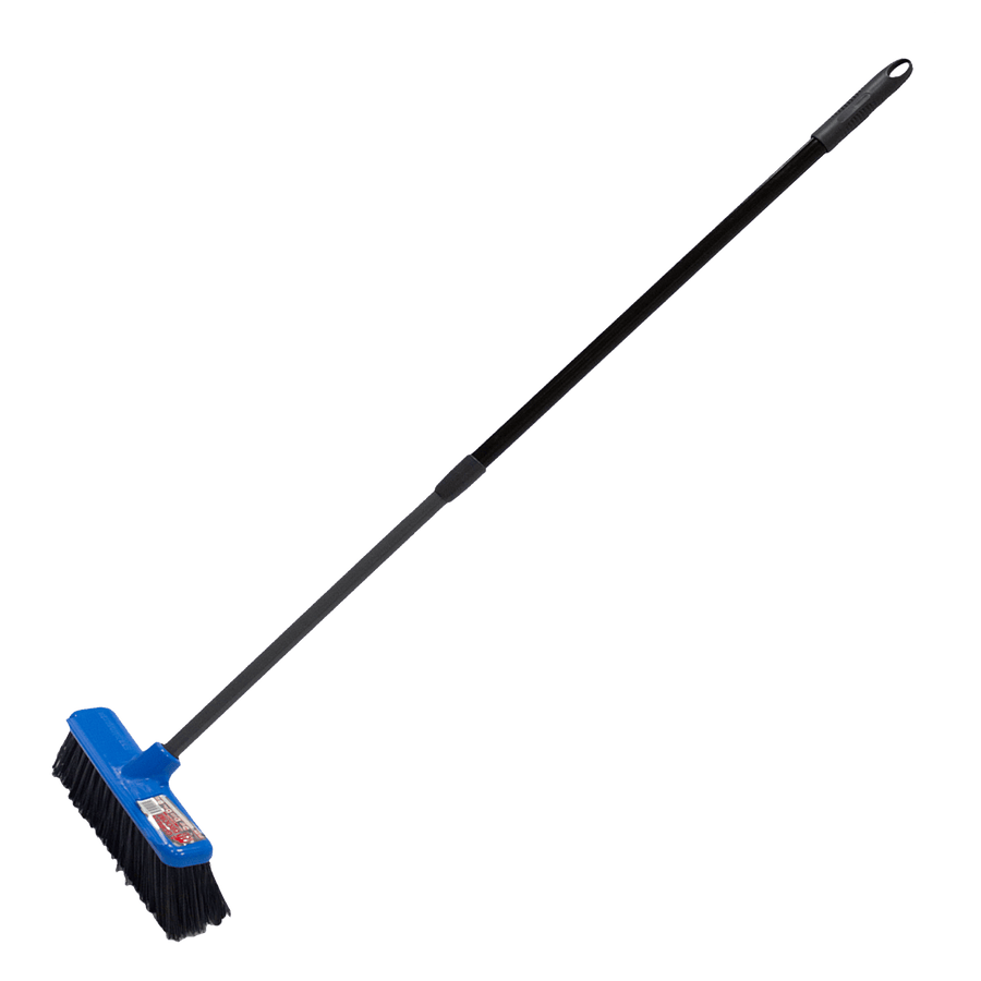 Telescopic Gorilla Broom® 30cm Head | Adjustable Steel Handle 83–140cm - Blue