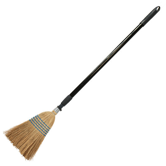Telescopic Corn Broom | Adjustable Steel Handle 83–140cm - Standard