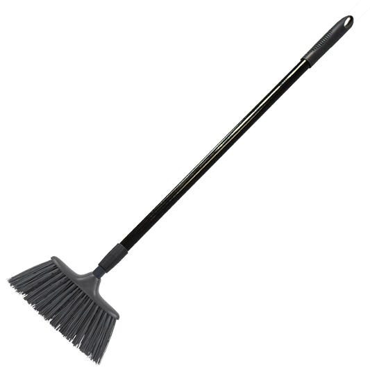 Telescopic Poly Yard Broom | Adjustable Steel Handle 83–140cm