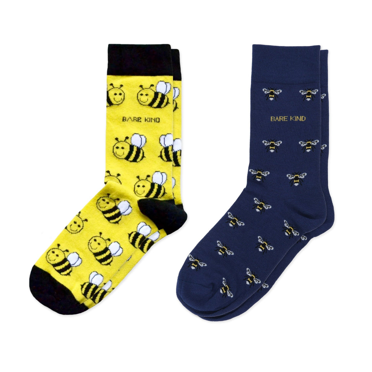 The Bee 2 Pack Bamboo Sock Set | UK Adult 4-7