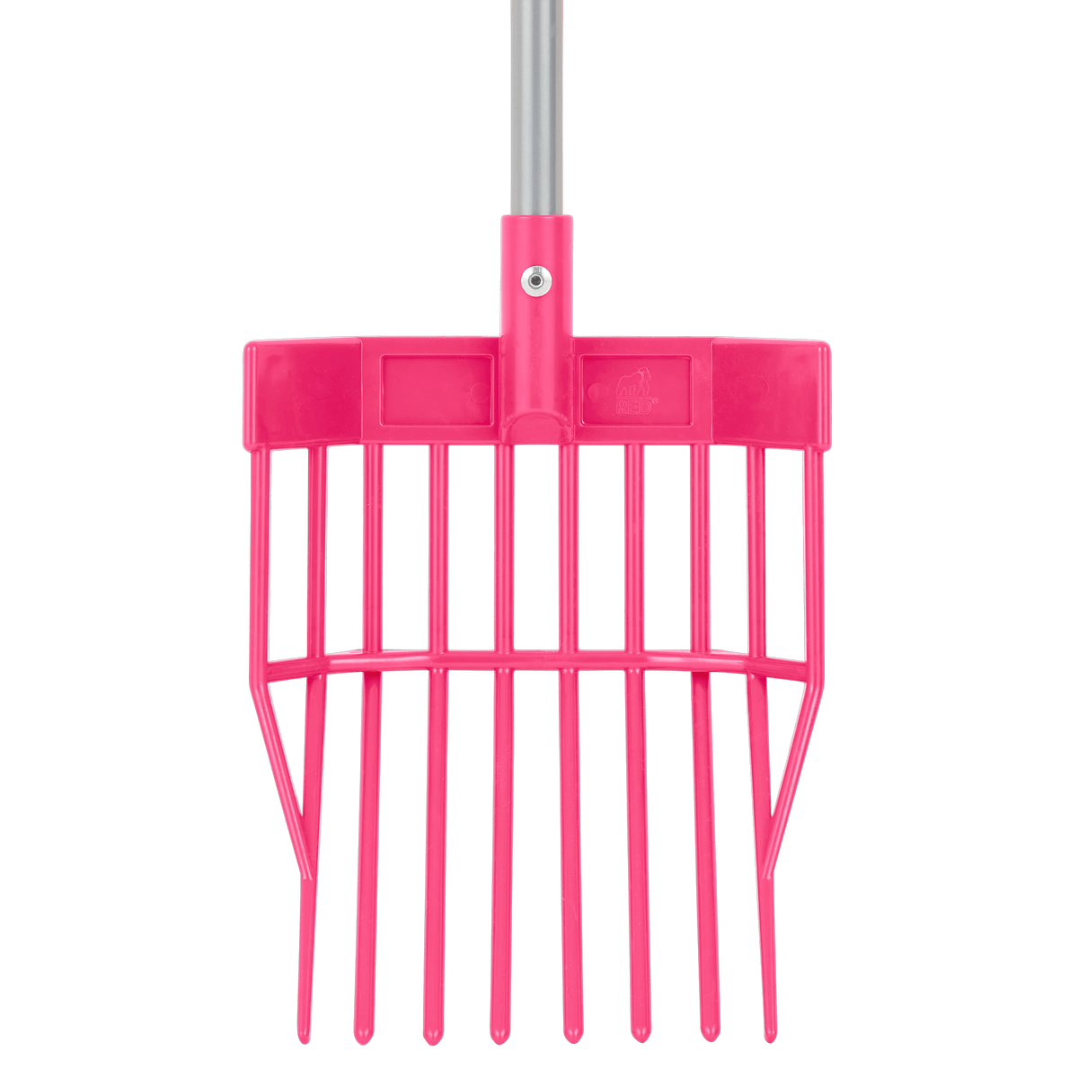 Tidee™ Mini Bedding Fork | Lightweight Stable and Yard Rake for Smaller Hands - Pink