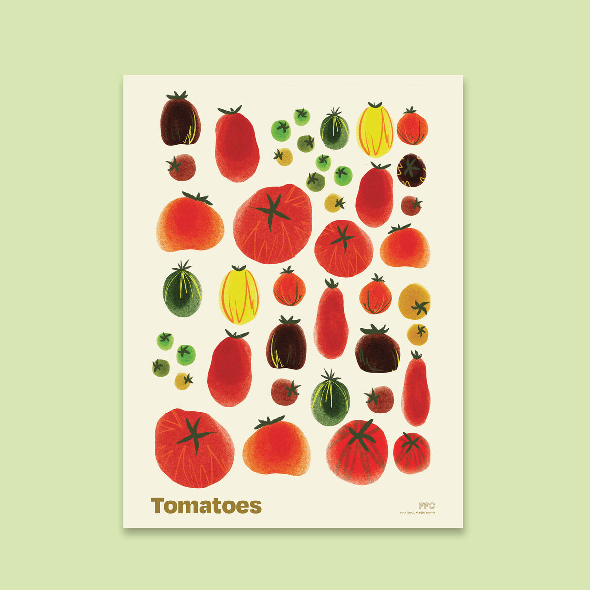 Tomato Family Reunion Print - 12x16" / Unframed