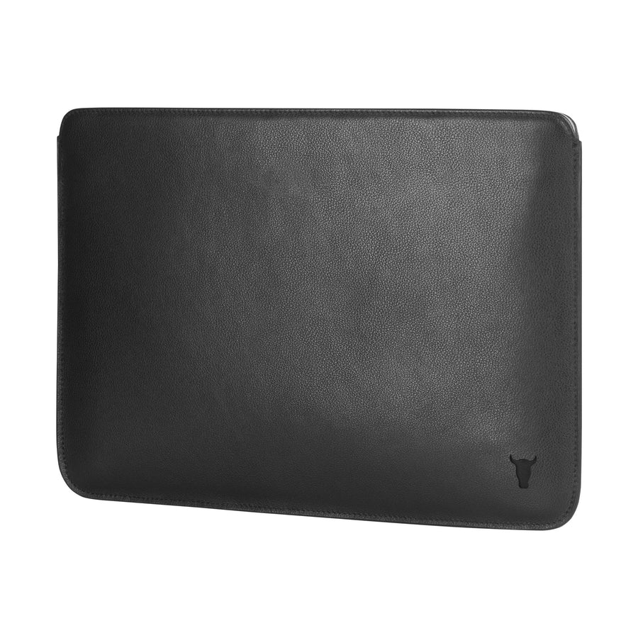 Leather MacBook / Laptop Sleeve (for 13" & 14") - Black
