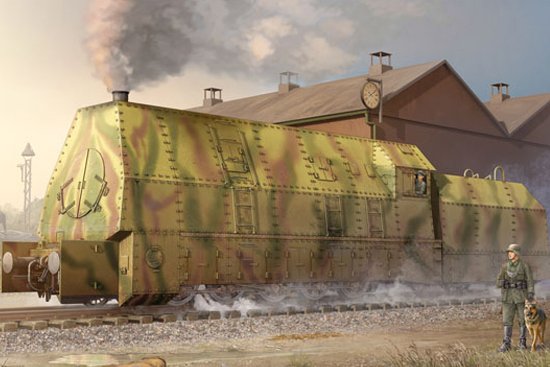 Ger. Panzerlok BR57 Armoured Locomotive