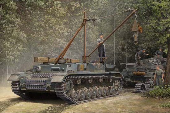 German Bergepanzer IV Recovery Vehicle