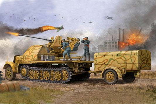 German 3,7cm Flak 37 auf Selbstfahrlafette Sd.Kfz. 7/2 late version