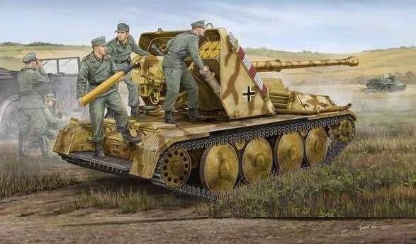 German 8.8cm PAK-43 Waffenträger SPG