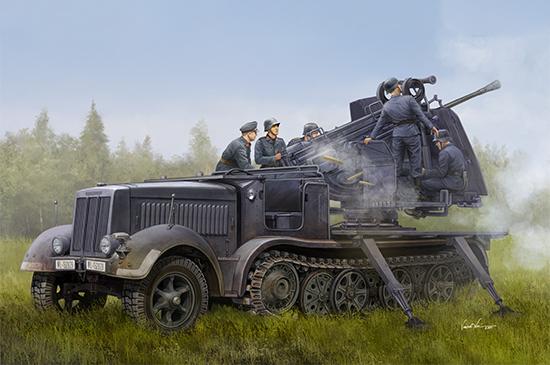 German 5cm FLAK 41auf Selbstfahrlafette (Sd.Kfz.7/2)