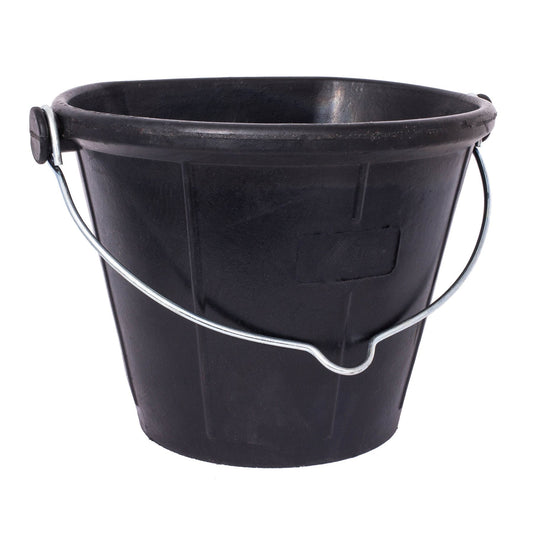Tyre Rubber™ Flat-Back Bucket | Colour: Black