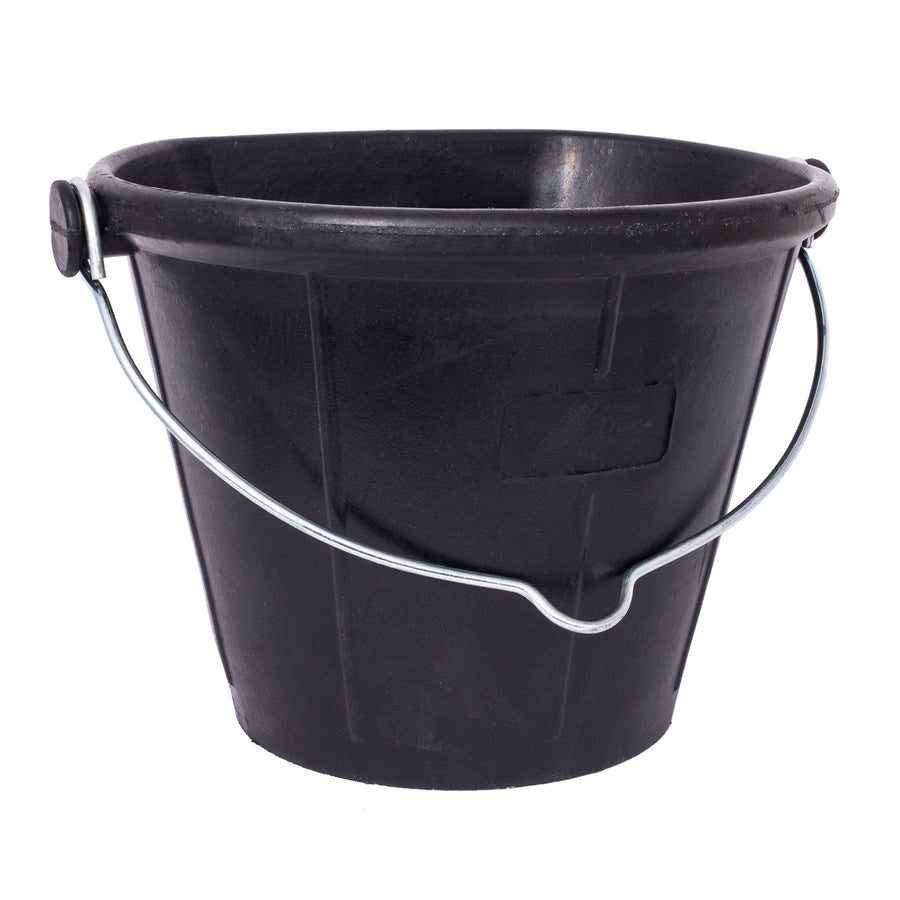 Tyre Rubber™ Flat-Back Bucket | Colour: Black