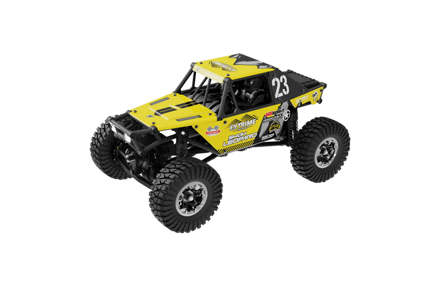 UDIRC UCX2405 Pro 1/24 Scale Brushless FOC Motor 2.4 GHz RTR 4WD RC Rock Crawler - Yellow