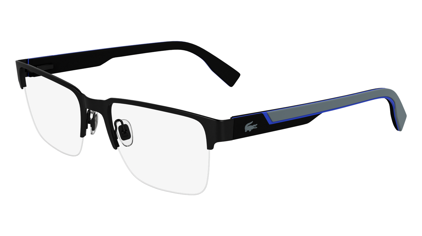 Lacoste L2305 001 Man Optical frames Metal Black  Squared Normal