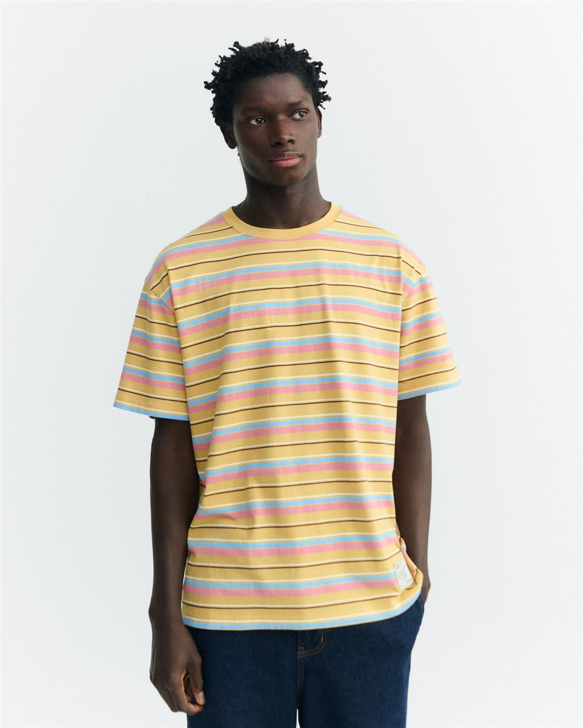 Streifen T-Shirt Modell: Aaron
