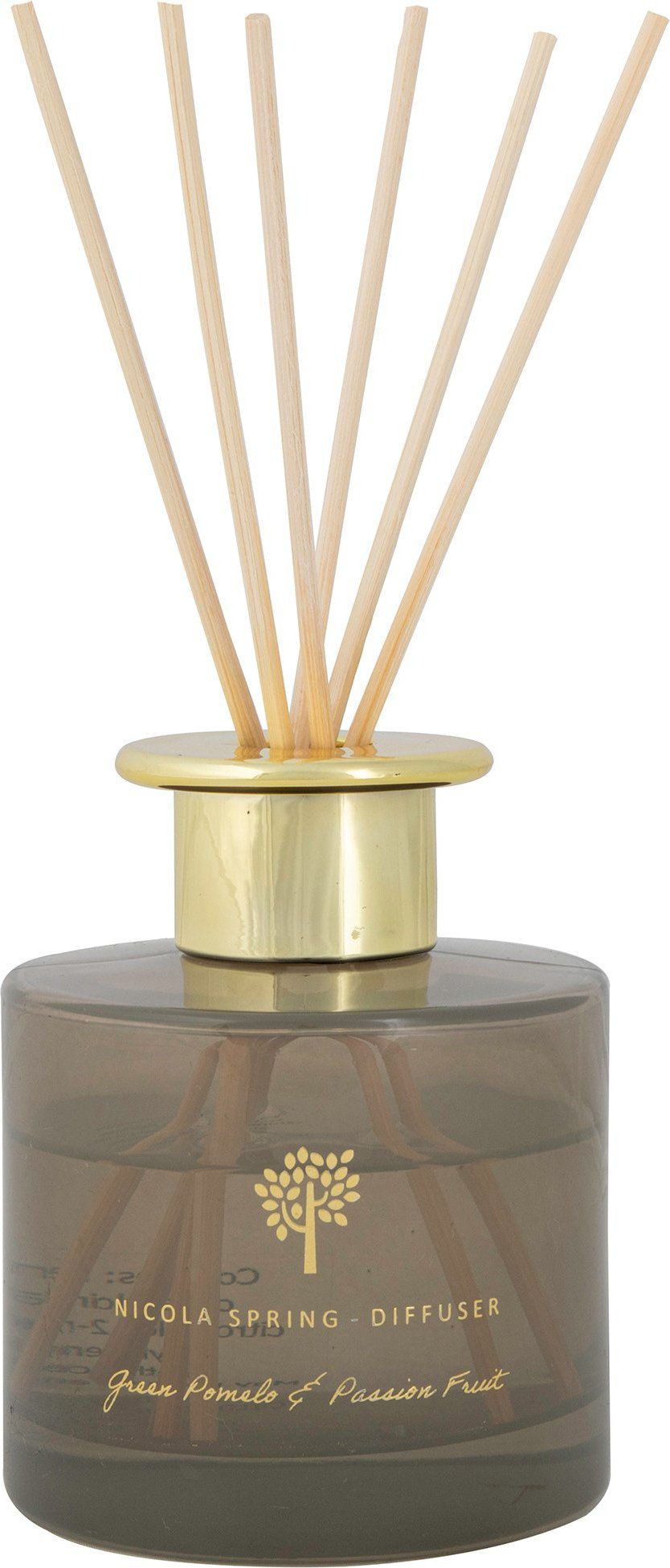 200ml Glass Reed Diffusers - Green Pomelo & Passion Fruit