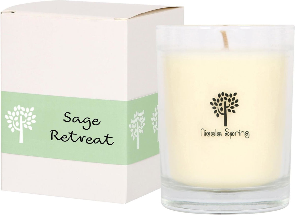 Soy Wax Scented Candle - 160g - Sage Retreat